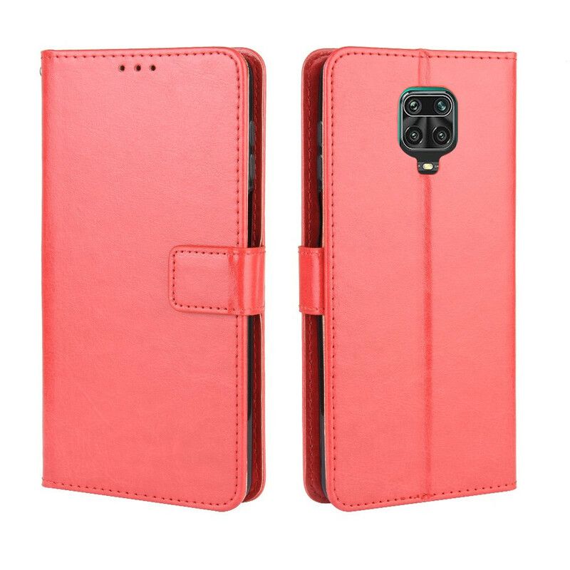 Flip Cover Xiaomi Redmi Note 9S / Note 9 Pro Flashy Imiteret Læder