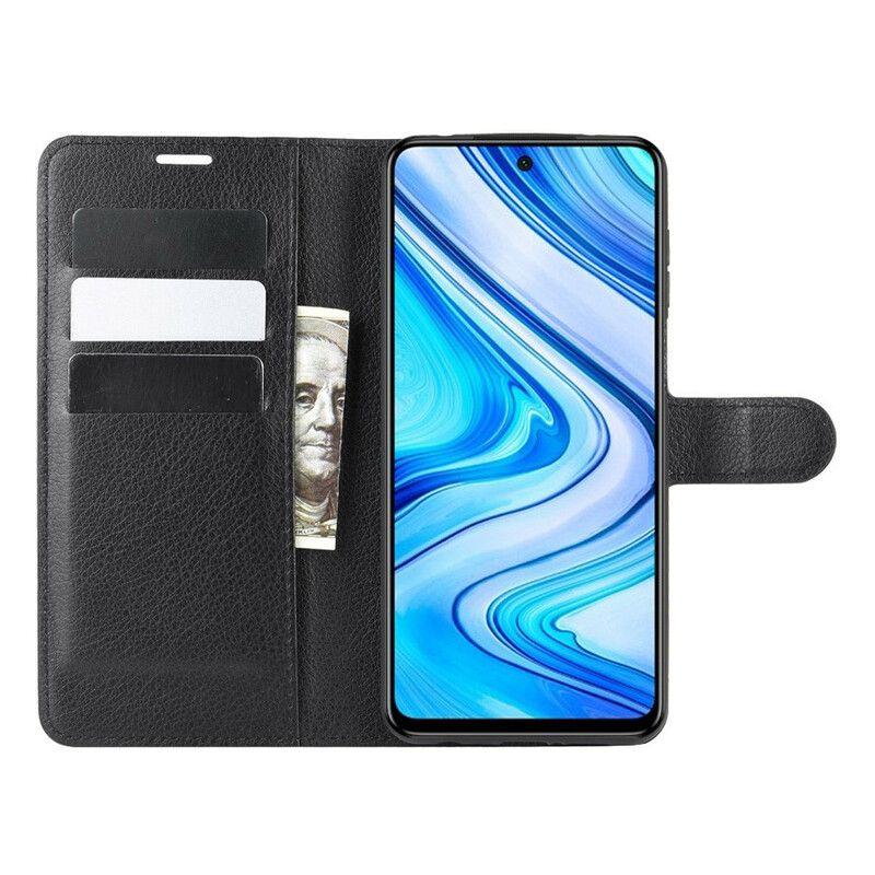 Flip Cover Xiaomi Redmi Note 9S / Note 9 Pro Klassisk Kunstlæder