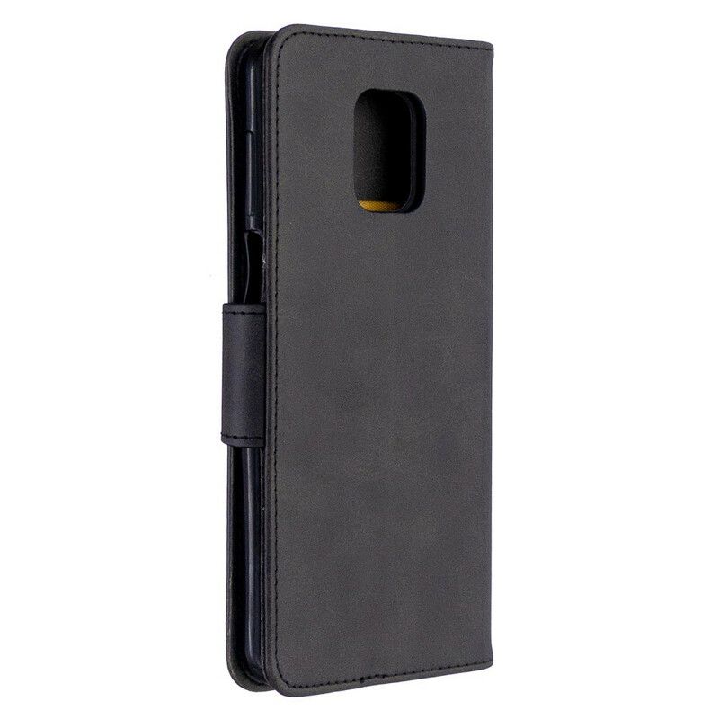 Flip Cover Xiaomi Redmi Note 9S / Note 9 Pro Med Snor Læderrem Stil