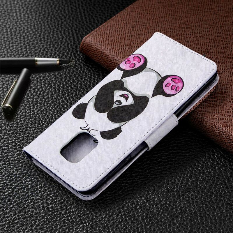 Flip Cover Xiaomi Redmi Note 9S / Note 9 Pro Panda Sjov