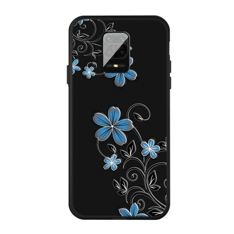 Mobilcover Xiaomi Redmi Note 9S / Note 9 Pro Blå Blomster