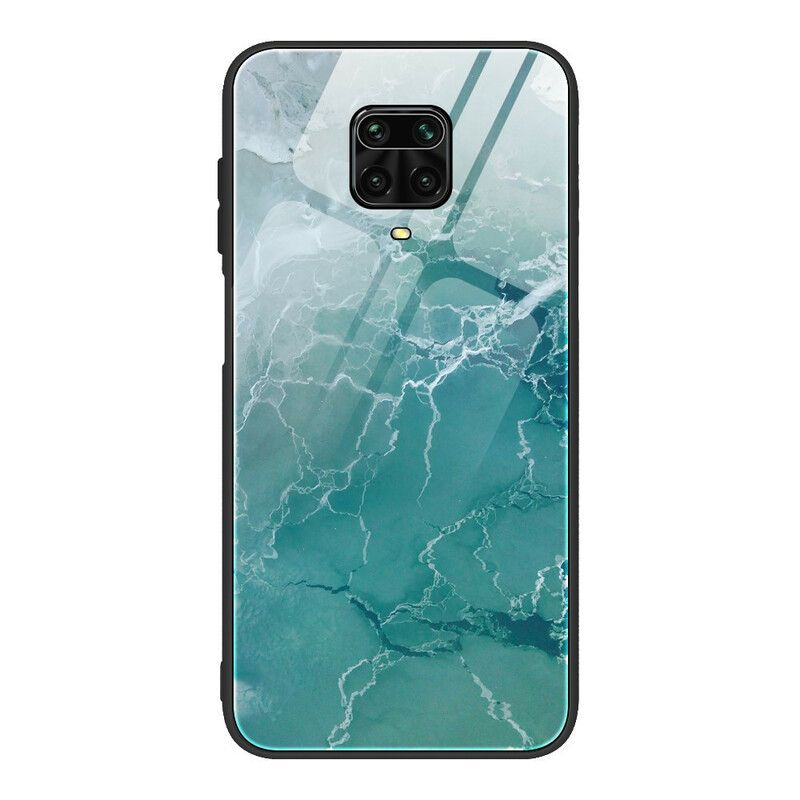 Mobilcover Xiaomi Redmi Note 9S / Note 9 Pro Marmorfarver Hærdet Glas