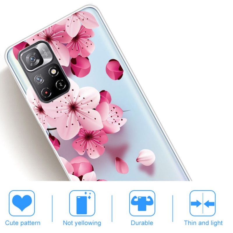 Cover Poco M4 Pro 5G Blomster