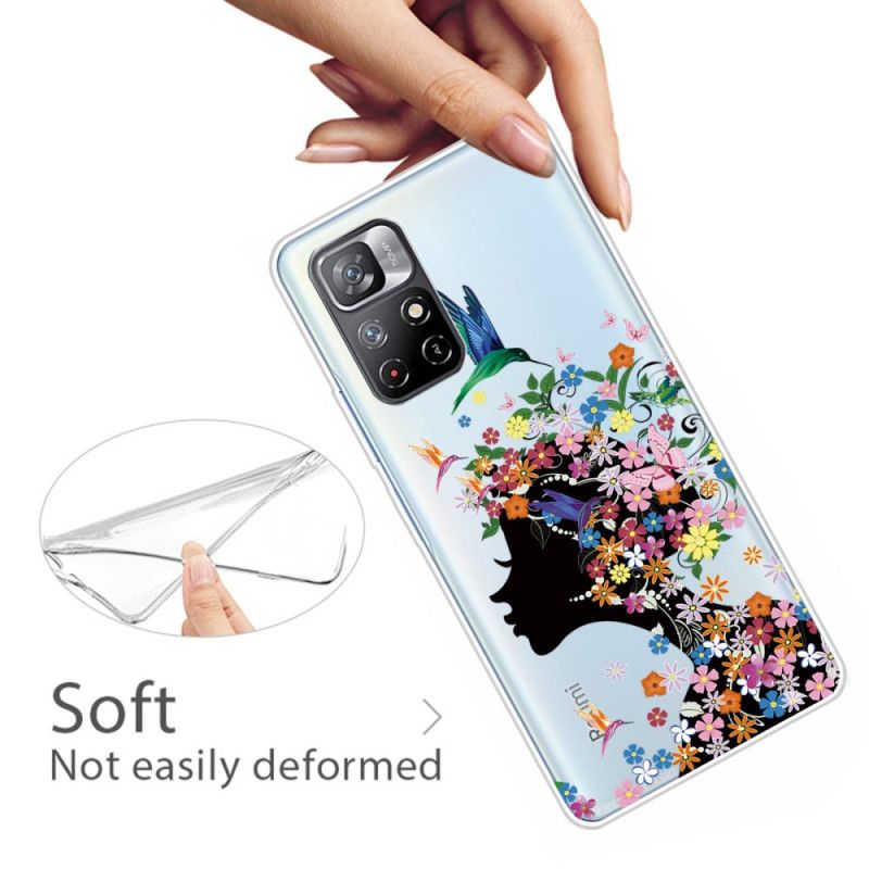 Cover Poco M4 Pro 5G Blomsterhår