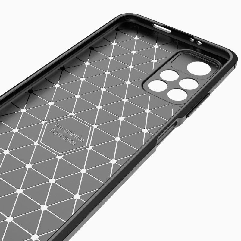 Cover Poco M4 Pro 5G Børstet Kulfiber