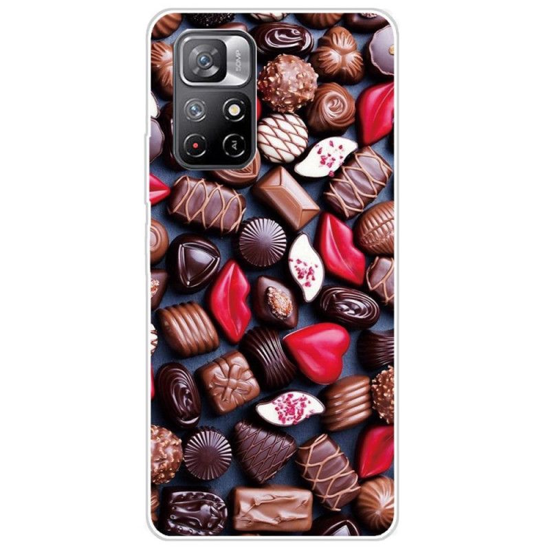 Cover Poco M4 Pro 5G Fleksibel Chokolade