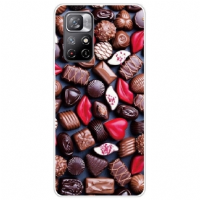 Cover Poco M4 Pro 5G Fleksibel Chokolade