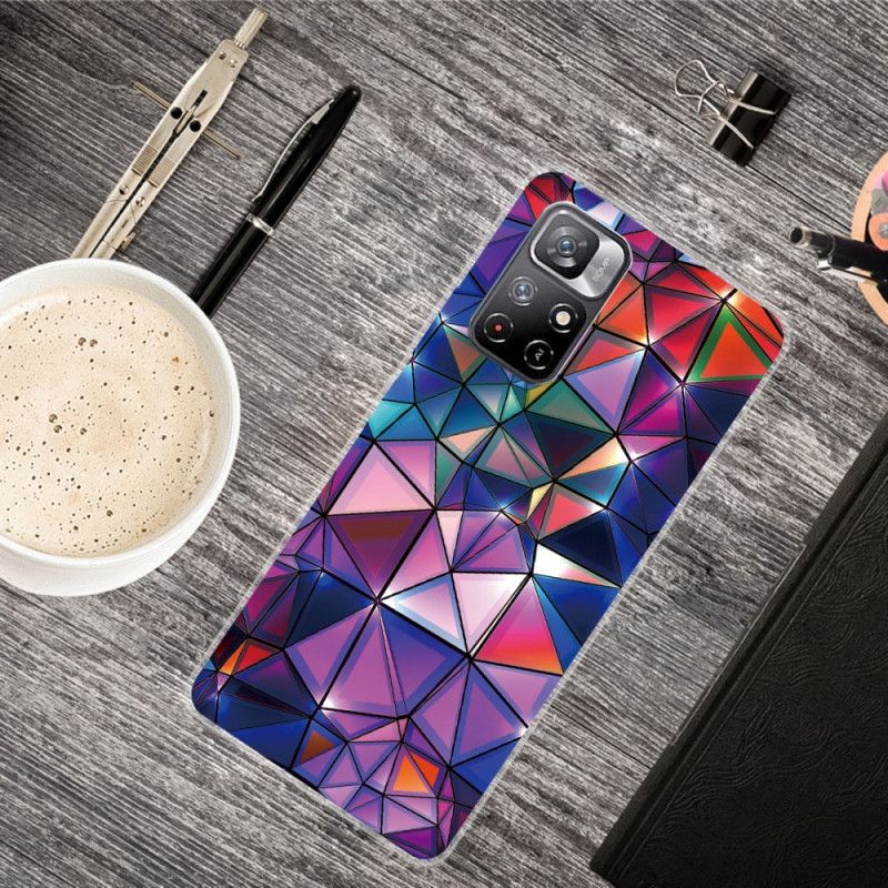 Cover Poco M4 Pro 5G Fleksibel Geometri