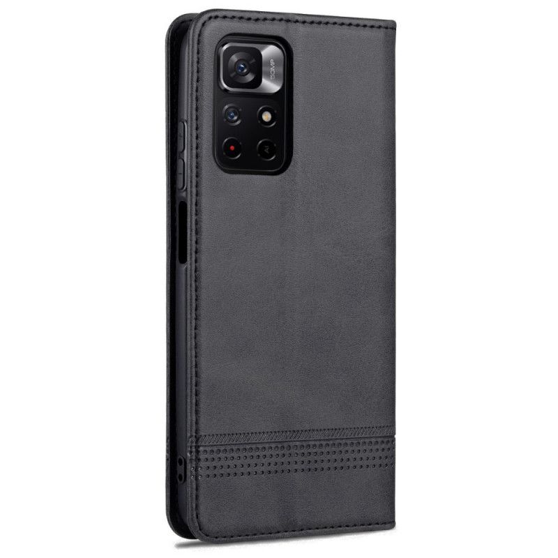 Cover Poco M4 Pro 5G Flip Cover Azns Læderstil