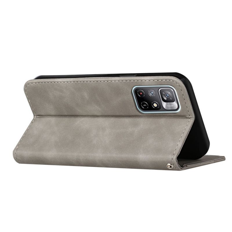 Cover Poco M4 Pro 5G Flip Cover S-design Læderstil