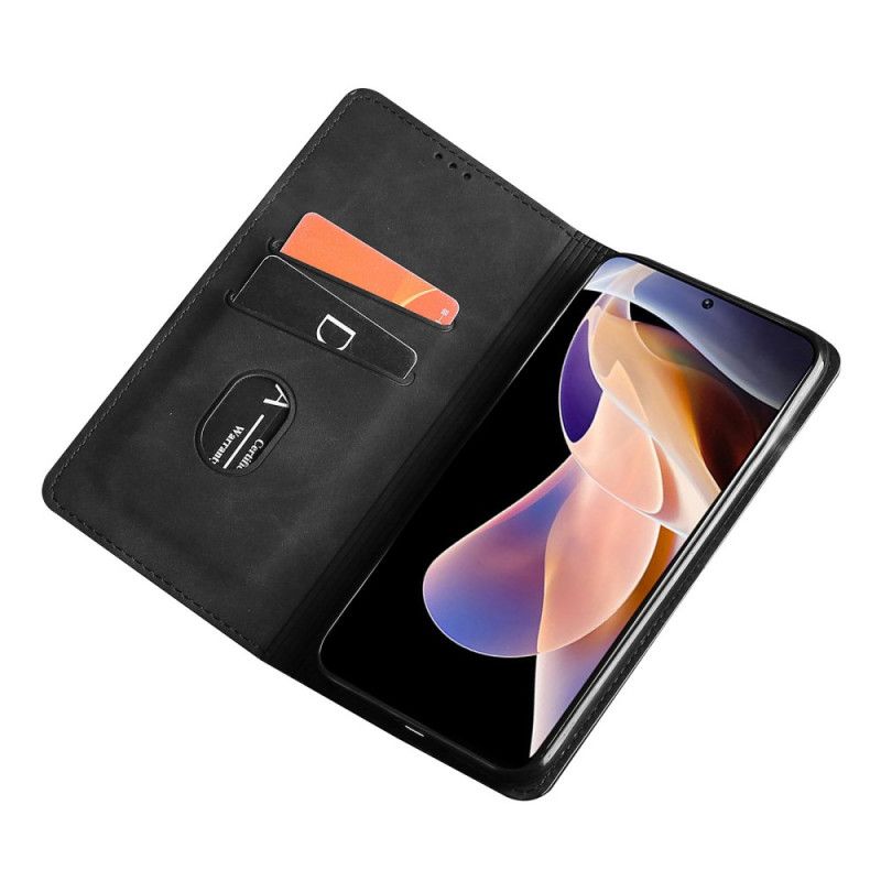 Cover Poco M4 Pro 5G Flip Cover Skin-touch Lædereffekt