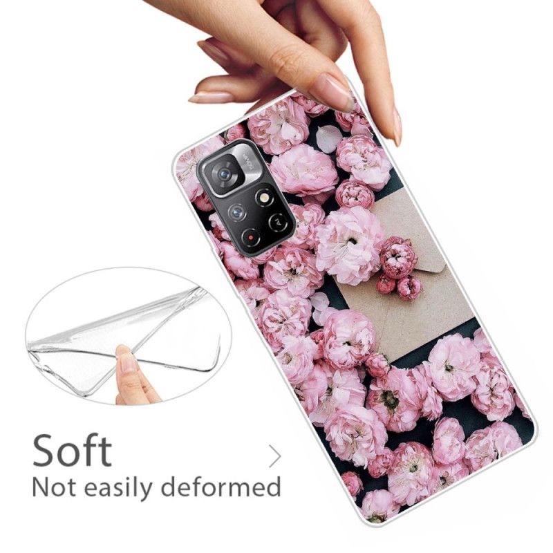 Cover Poco M4 Pro 5G Intense Blomster