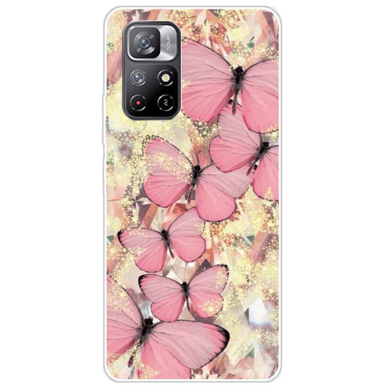 Cover Poco M4 Pro 5G Kongelige Sommerfugle