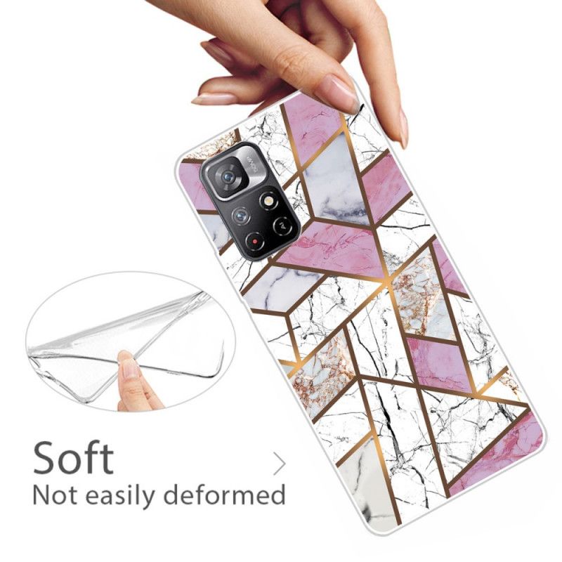 Cover Poco M4 Pro 5G Marmorgeometri