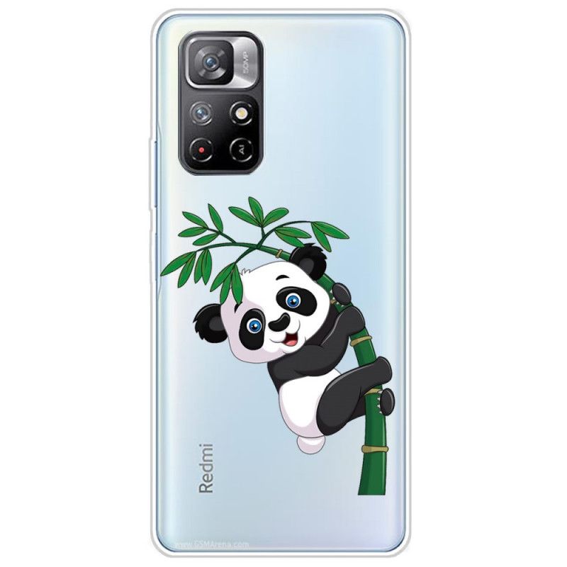 Cover Poco M4 Pro 5G Panda På Bambus