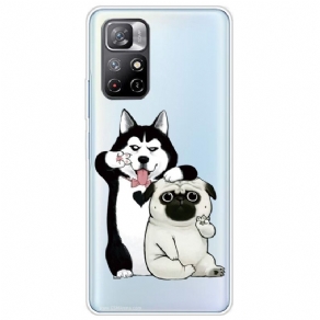 Cover Poco M4 Pro 5G Sjove Hunde