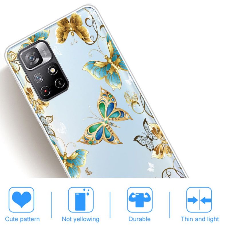 Cover Poco M4 Pro 5G Sommerfugle