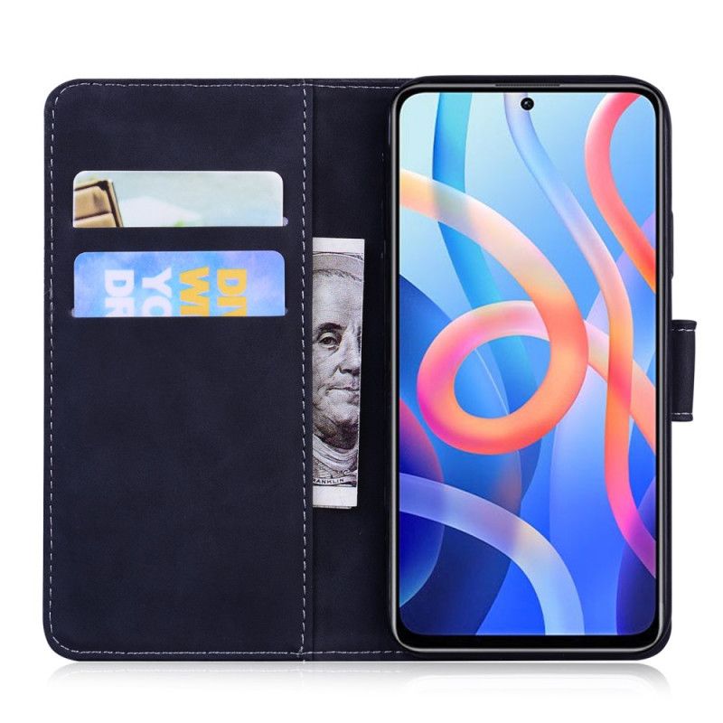 Flip Cover Poco M4 Pro 5G Butterfly Skin-touch