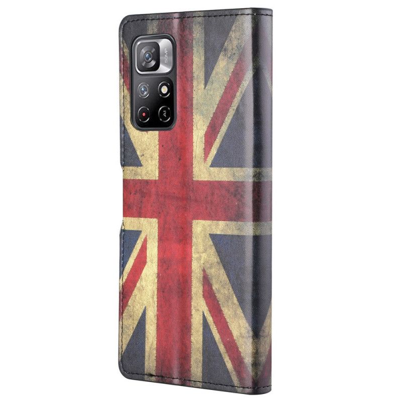 Flip Cover Poco M4 Pro 5G Englands Flag