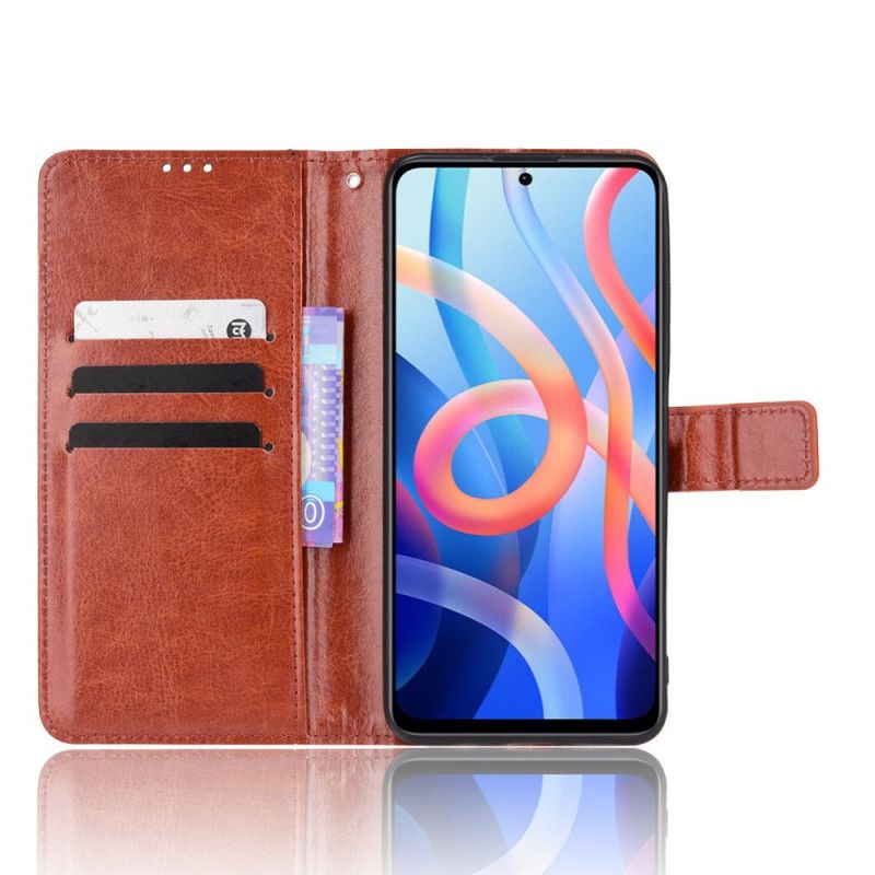 Flip Cover Poco M4 Pro 5G Flashy Imiteret Læder