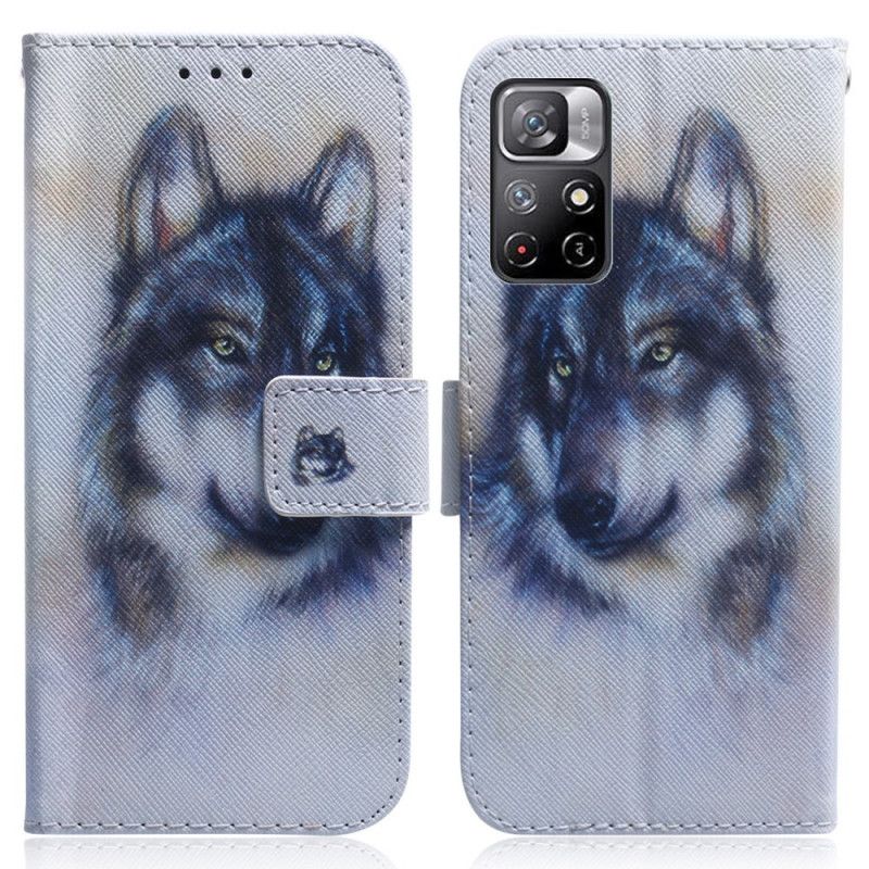 Flip Cover Poco M4 Pro 5G Hundeblik