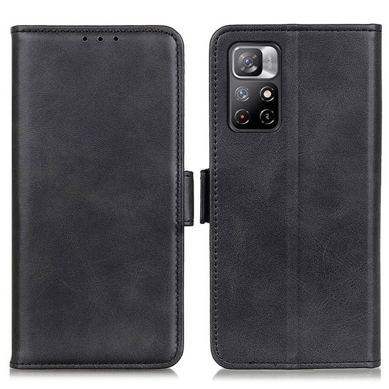 Flip Cover Poco M4 Pro 5G Læder Cover Dobbeltklap