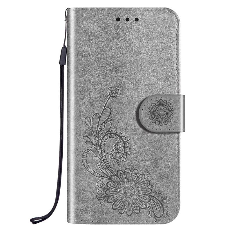 Flip Cover Poco M4 Pro 5G Med Snor Lace Og Strappy Lotus