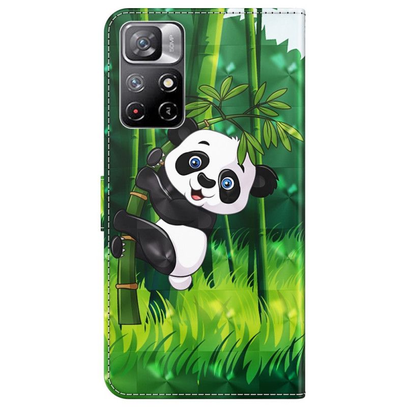 Flip Cover Poco M4 Pro 5G Panda Og Bambus