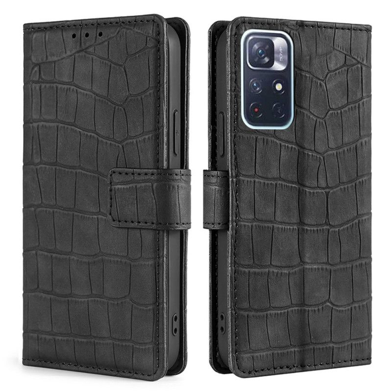 Flip Cover Poco M4 Pro 5G Skin-touch Krokodille