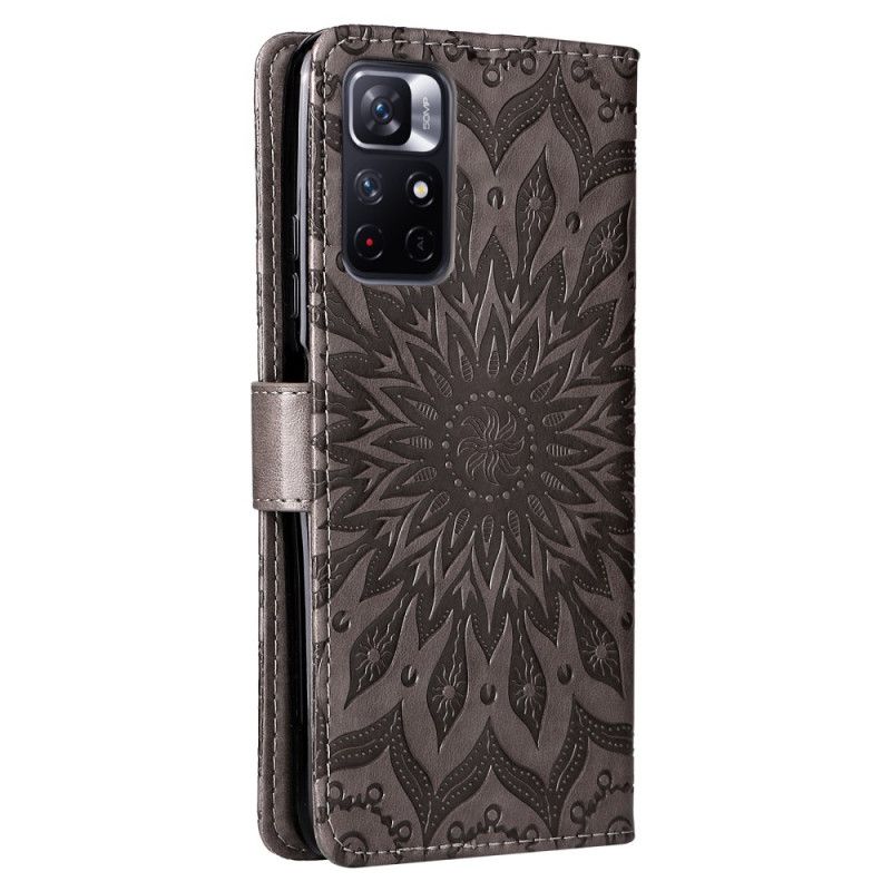 Flip Cover Poco M4 Pro 5G Solblomst