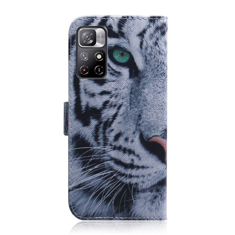 Flip Cover Poco M4 Pro 5G Tigeransigt