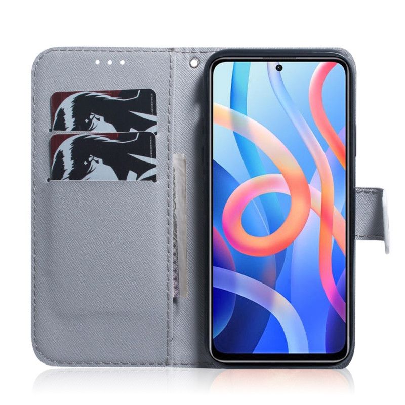 Flip Cover Poco M4 Pro 5G Tigeransigt