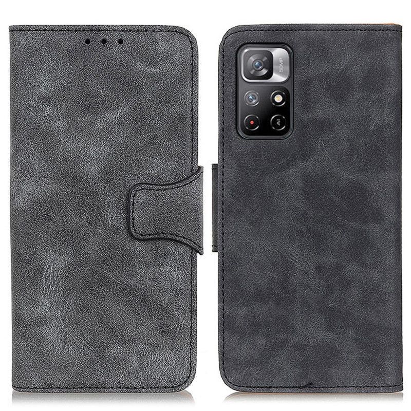 Flip Cover Poco M4 Pro 5G Vintage Split Læder