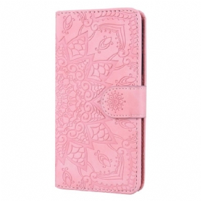 Læder Cover Poco M4 Pro 5G Barok Mandala