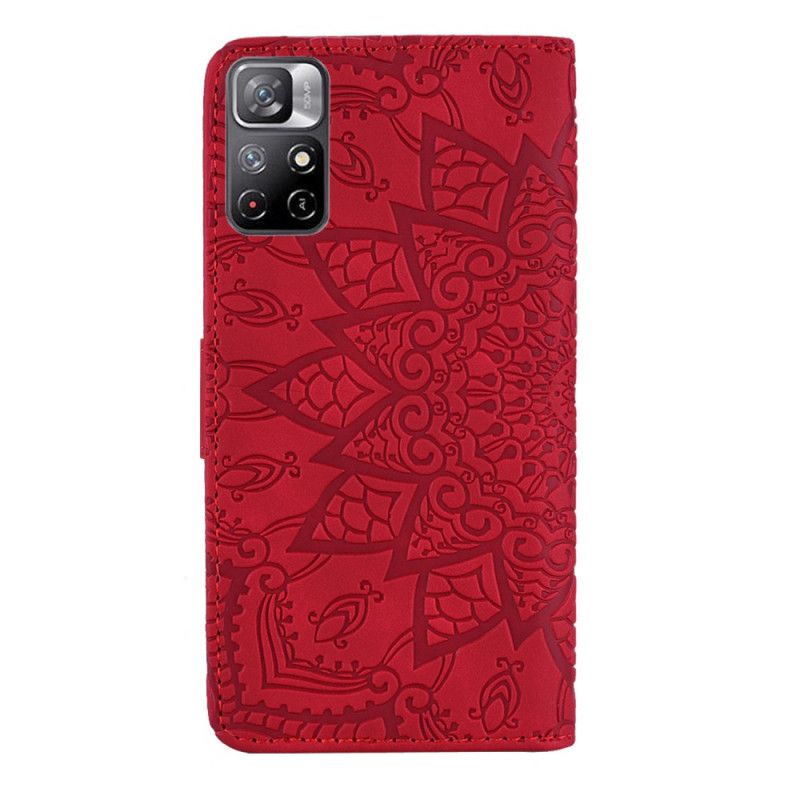 Læder Cover Poco M4 Pro 5G Barok Mandala