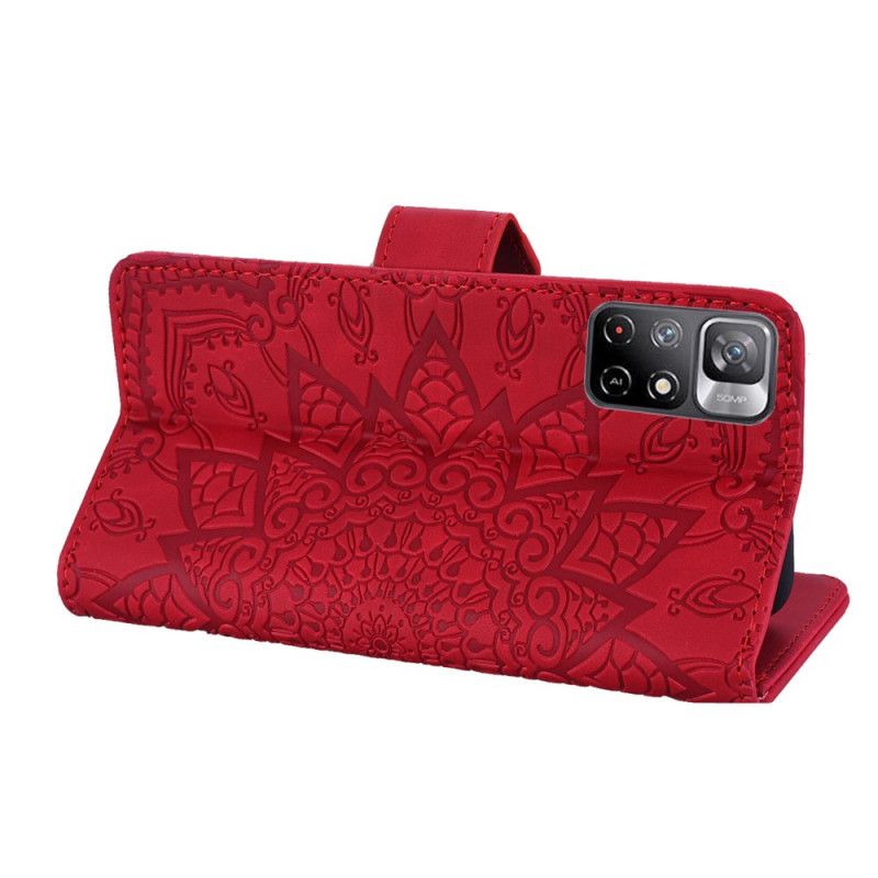 Læder Cover Poco M4 Pro 5G Barok Mandala