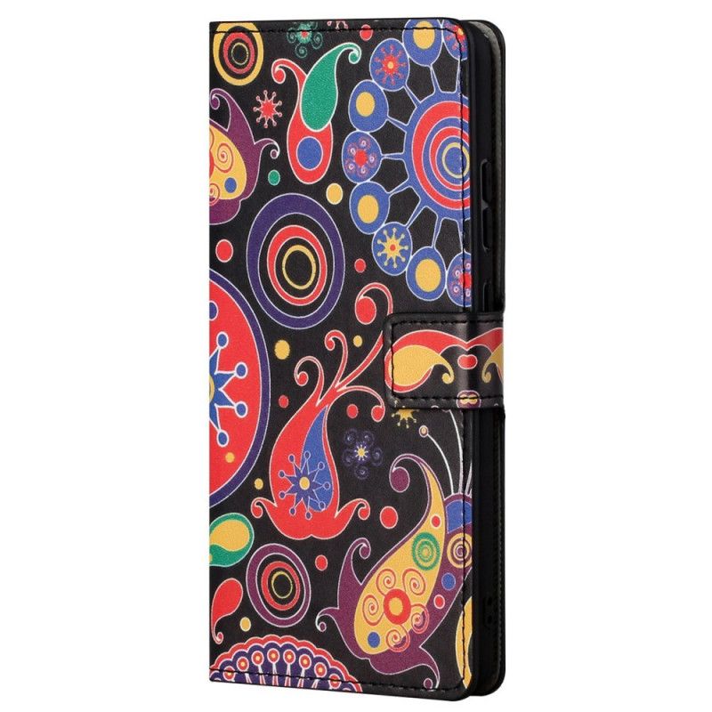 Læder Cover Poco M4 Pro 5G Galaxy Design