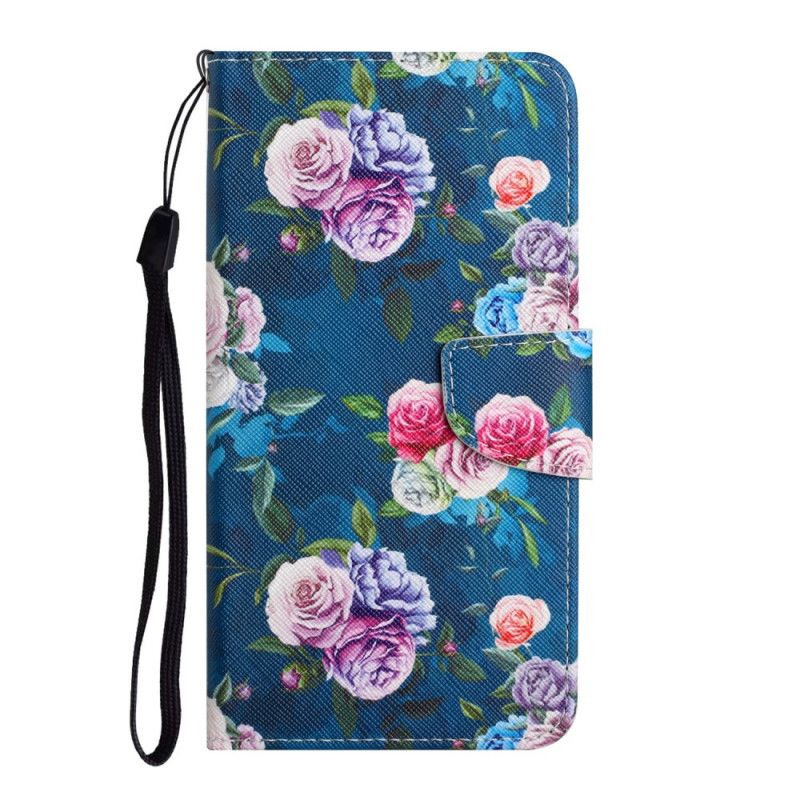 Læder Cover Poco M4 Pro 5G Liberty Royal Flowers