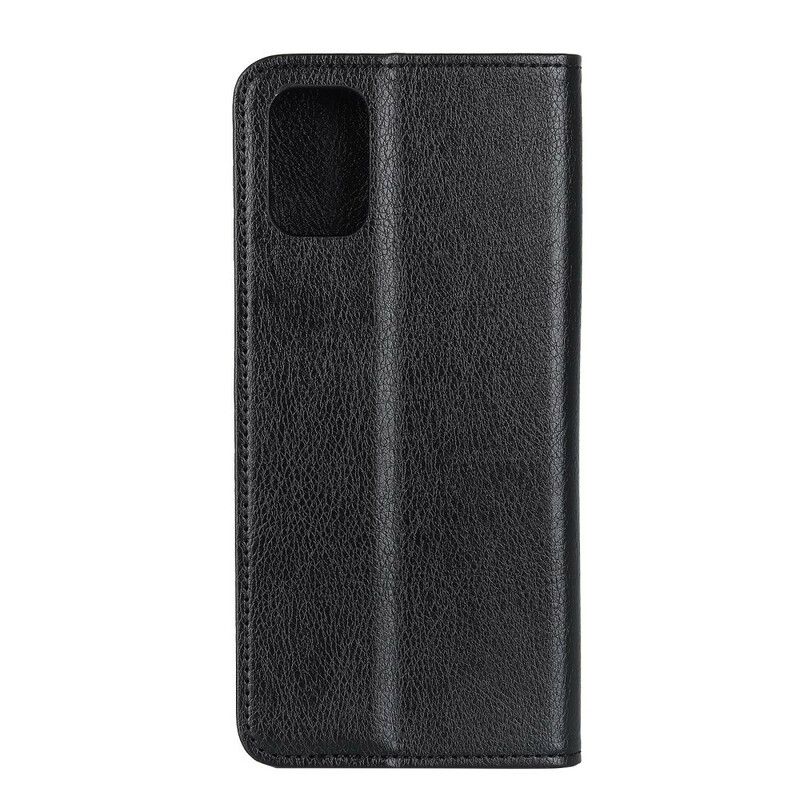 Cover Samsung Galaxy A52 4G / A52 5G / A52s 5G Flip Cover Klassisk Split Litchi Læder