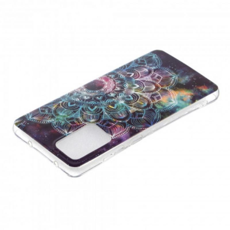 Cover Samsung Galaxy A52 4G / A52 5G / A52s 5G Fluorescerende Farverig Mandala