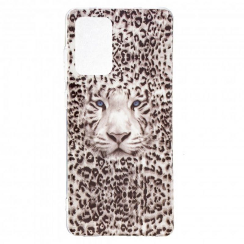 Cover Samsung Galaxy A52 4G / A52 5G / A52s 5G Fluorescerende Leopard