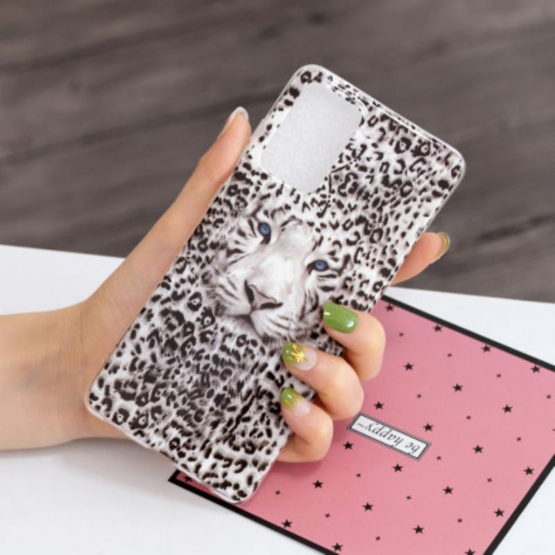 Cover Samsung Galaxy A52 4G / A52 5G / A52s 5G Fluorescerende Leopard