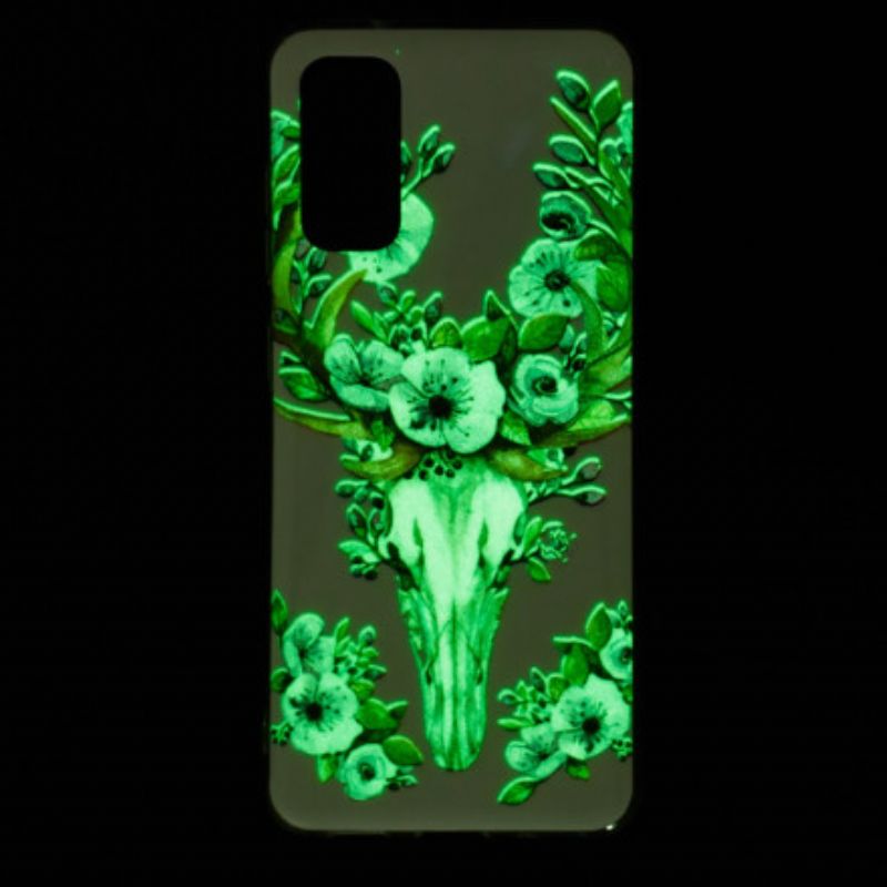 Cover Samsung Galaxy A52 4G / A52 5G / A52s 5G Fluorescerende Majestic Stag