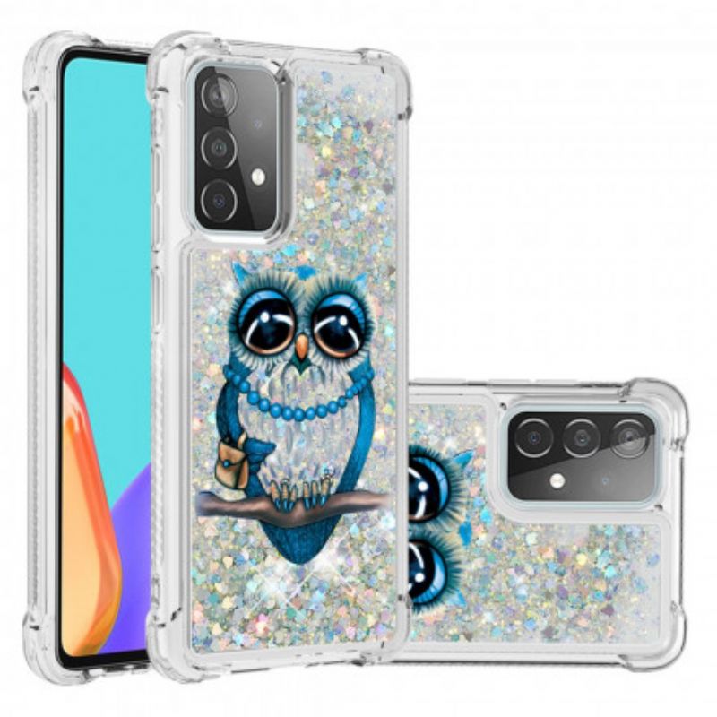 Cover Samsung Galaxy A52 4G / A52 5G / A52s 5G Frøken Glitterugle