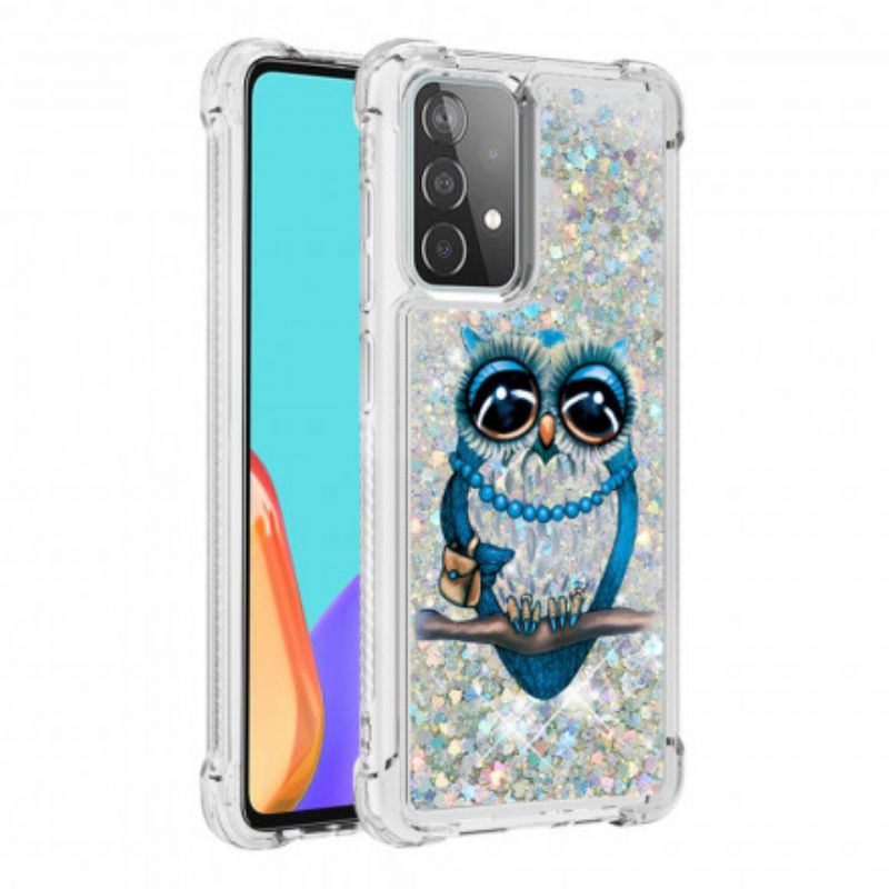 Cover Samsung Galaxy A52 4G / A52 5G / A52s 5G Frøken Glitterugle