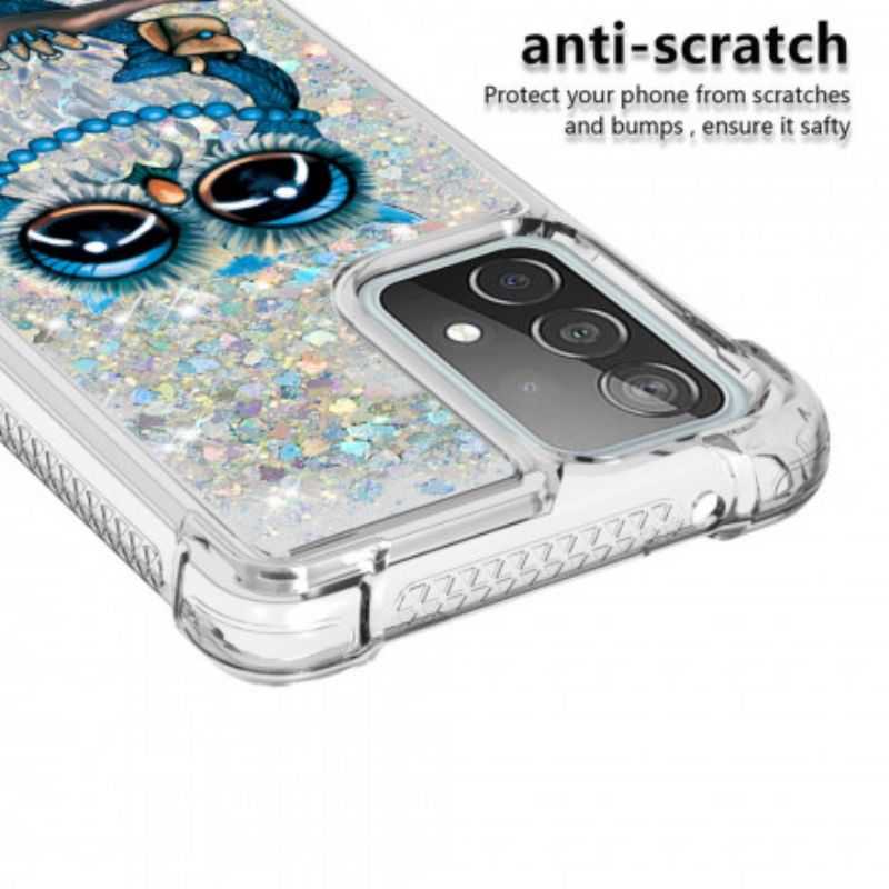 Cover Samsung Galaxy A52 4G / A52 5G / A52s 5G Frøken Glitterugle