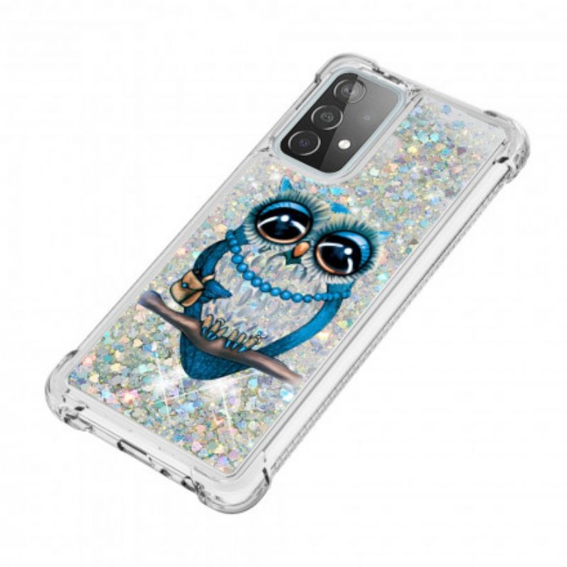 Cover Samsung Galaxy A52 4G / A52 5G / A52s 5G Frøken Glitterugle