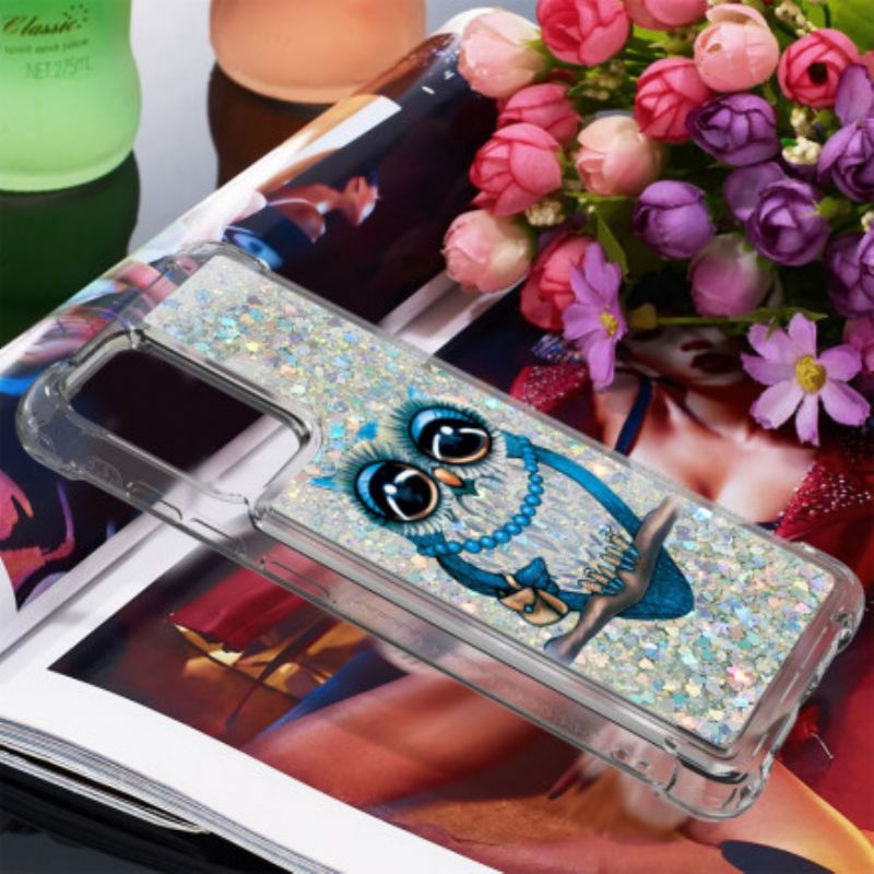 Cover Samsung Galaxy A52 4G / A52 5G / A52s 5G Frøken Glitterugle