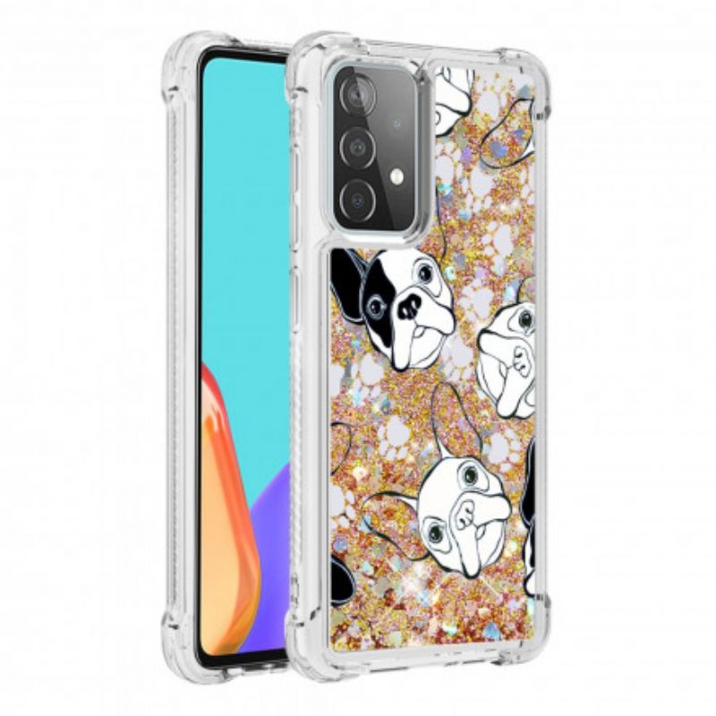 Cover Samsung Galaxy A52 4G / A52 5G / A52s 5G Hr Glitter Dog