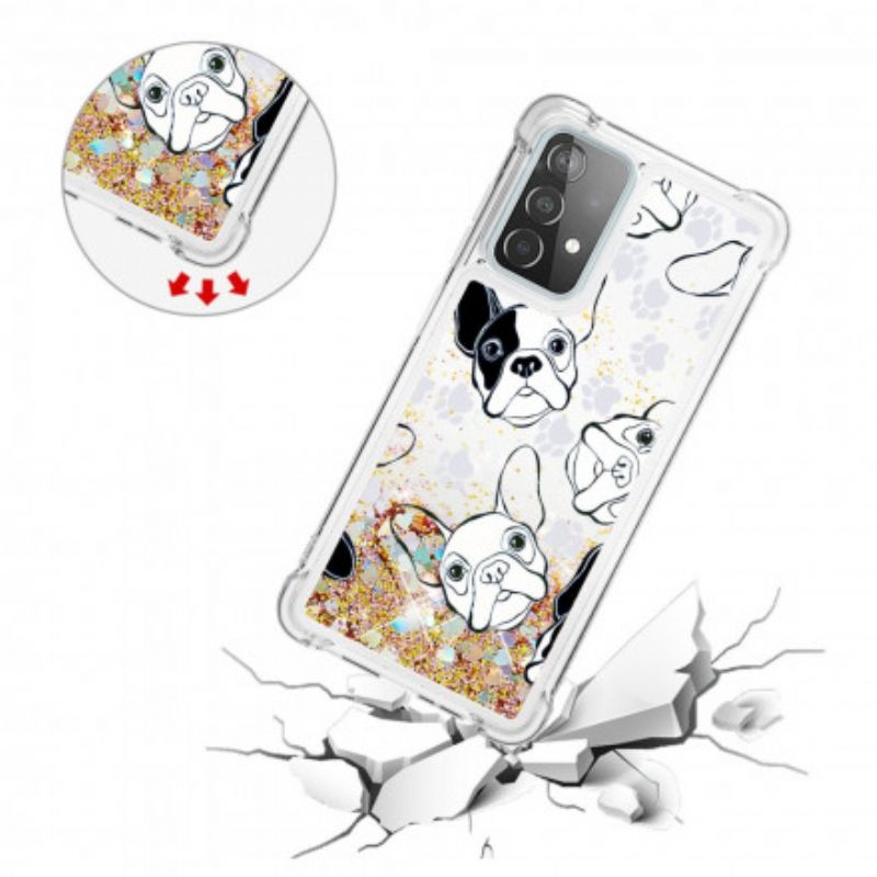 Cover Samsung Galaxy A52 4G / A52 5G / A52s 5G Hr Glitter Dog